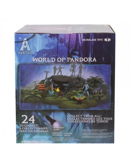 Avatar Figuras Brillo de luz negra Blind Box Expositor (24)