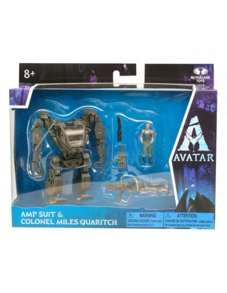 Avatar Figuras Deluxe Medium Amp Suit & Colonel Miles Quaritch