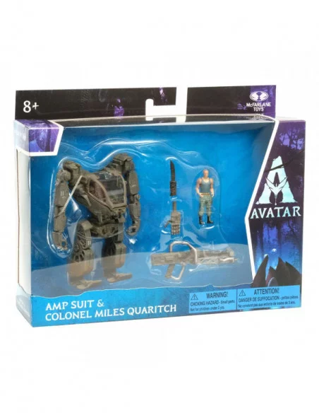 Avatar Figuras Deluxe Medium Amp Suit & Colonel Miles Quaritch