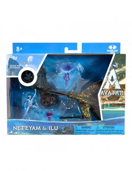 Avatar: el sentido del agua Figuras Deluxe Medium Neteyam & Ilu