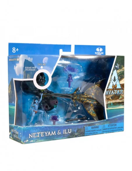 Avatar: el sentido del agua Figuras Deluxe Medium Neteyam & Ilu