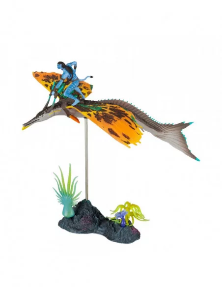Avatar: el sentido del agua Figuras Deluxe Large Jake Sully & Skimwing