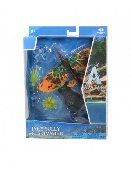 Avatar: el sentido del agua Figuras Deluxe Large Jake Sully & Skimwing