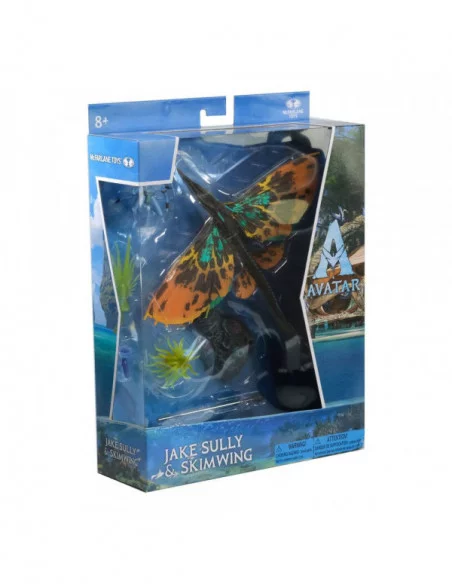 Avatar: el sentido del agua Figuras Deluxe Large Jake Sully & Skimwing