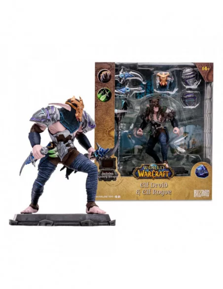 World of Warcraft Figura Night Elf Druid Rogue (Rare) 15 cm