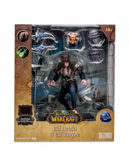 World of Warcraft Figura Night Elf Druid Rogue (Rare) 15 cm