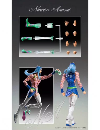 JoJo's Bizarre Adventure Part6 Stone Ocean Figura Chozokado (Narciso A) 15 cm