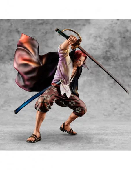 One Piece Estatua PVC P.O.P. Playback Memories Red-haired Shanks 21 cm