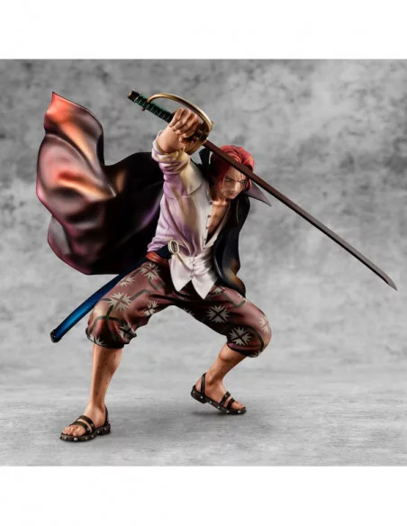 One Piece Estatua PVC P.O.P. Playback Memories Red-haired Shanks 21 cm