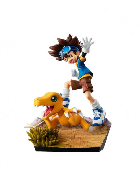 Digimon Adventure Serie G.E.M. Estatua PVC Taichi Yagami & Agumon 20th Anniversary 12 cm