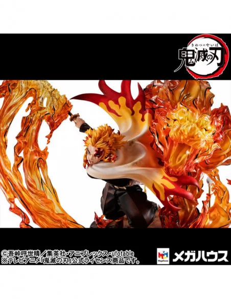 Demon slayer: Kimetsu no Yaiba Kyojuro G.E.M. Precious 1/8 Estatua PVC Rengoku Flame Breathing Fifth Form:Flame Tiger 24 cm