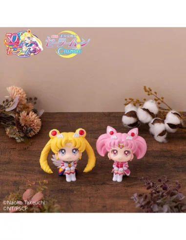 Sailor Moon Cosmos The Movie Estatua PVC Look Up Eternal Sailor Chibi Moon 11 cm