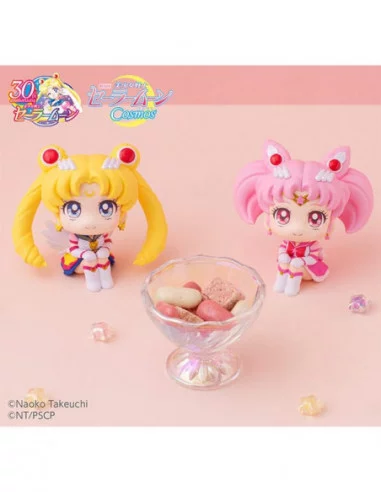 Sailor Moon Cosmos The Movie Estatua PVC Look Up Eternal Sailor Chibi Moon 11 cm