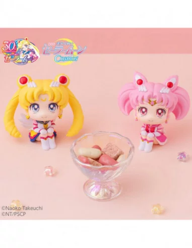 Sailor Moon Cosmos The Movie Look Estatuas PVC Look Up Eternal Sailor Moon & Eternal Sailor Chibi Moon LTD Ver. 11 cm