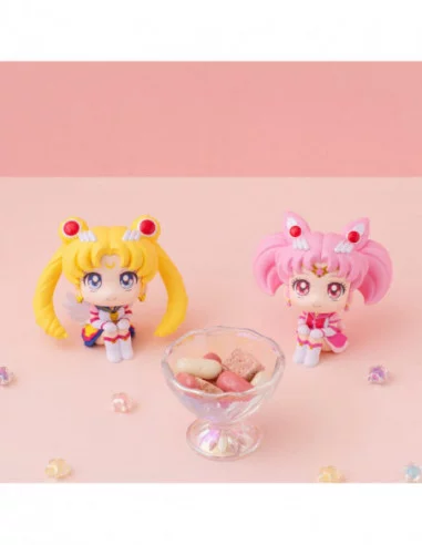 Sailor Moon Cosmos The Movie Look Estatuas PVC Look Up Eternal Sailor Moon & Eternal Sailor Chibi Moon LTD Ver. 11 cm