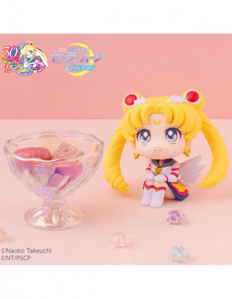 Sailor Moon Cosmos The Movie Look Estatuas PVC Look Up Eternal Sailor Moon & Eternal Sailor Chibi Moon LTD Ver. 11 cm