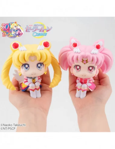 Sailor Moon Cosmos The Movie Look Estatuas PVC Look Up Eternal Sailor Moon & Eternal Sailor Chibi Moon LTD Ver. 11 cm
