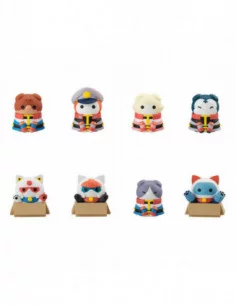 Mobile Suit Gundam Mega Cat Project Figuras 3 cm Nyandam We are the Earth Federation Forces Surtido (8)