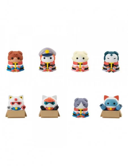 Mobile Suit Gundam Mega Cat Project Figuras 3 cm Nyandam We are the Earth Federation Forces Surtido (8)