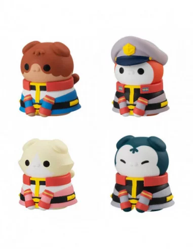 Mobile Suit Gundam Mega Cat Project Figuras 3 cm Nyandam We are the Earth Federation Forces Surtido (8)