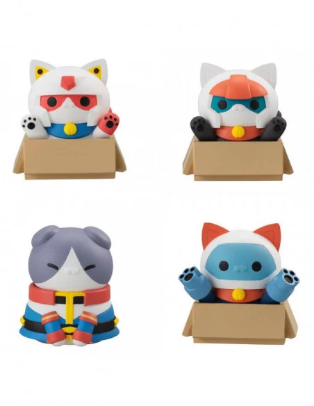 Mobile Suit Gundam Mega Cat Project Figuras 3 cm Nyandam We are the Earth Federation Forces Surtido (8)
