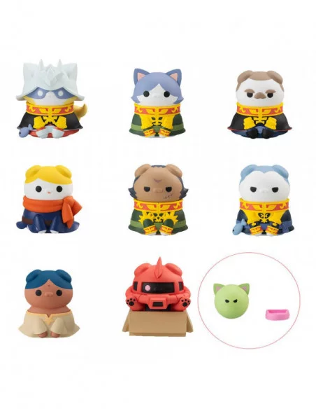 Mobile Suit Gundam Mega Cat Project Figuras Nyandam We are the Principality of Zeon Special Set 3 cm