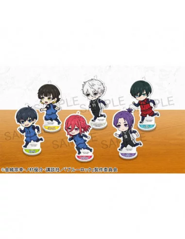 Blue Lock Figuras acrílico TokoToko Mascot 7 cm Expositor (6)