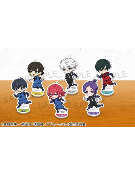 Blue Lock Figuras acrílico TokoToko Mascot 7 cm Expositor (6) Blue Lock Figuras acrílico TokoToko Mascot 7 cm Expositor (6)
