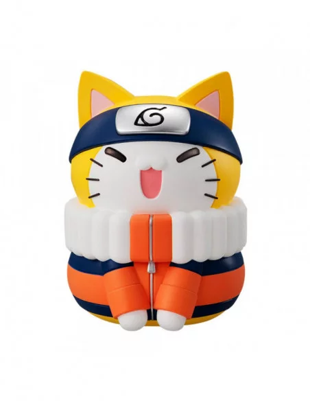 Naruto Shippuden Mega Cat Project Figuras Nyaruto! Reboot Team 7 Special Set 10 cm