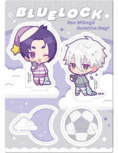 Blue Lock Acryl Stand Buddycolle Good Night Ver. 3 Seishiro Nagi & Reo Mikage 14 cm