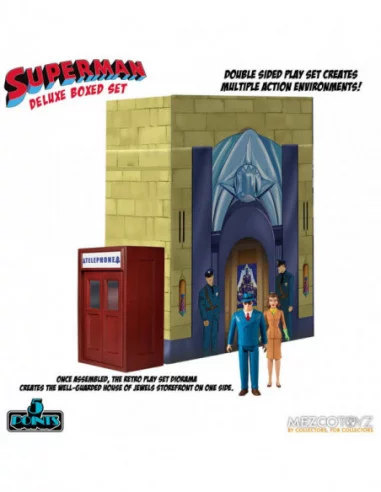 Superman The Mechanical Monsters (1941) Figuras 5 Points Deluxe Box Set 10 cm