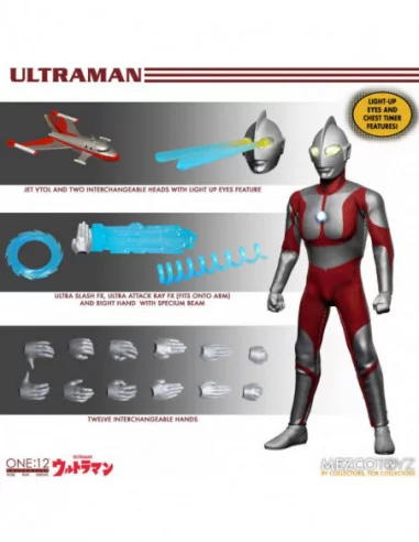 Ultraman Figura con luz 1/12 DUltraman 16 cm