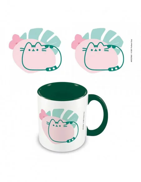 Pusheen Taza Tropical Green