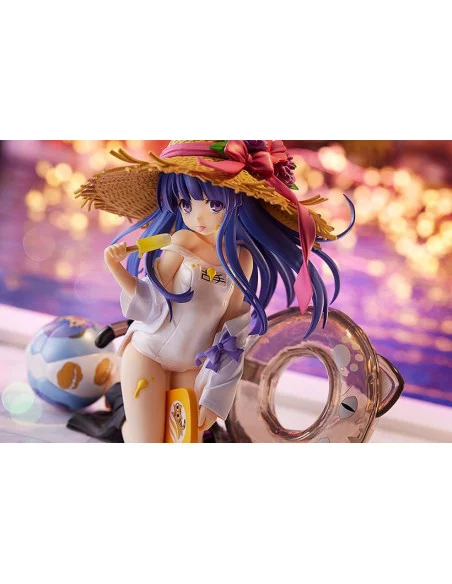 Higurashi: When They Cry - Sotsu Estatua PVC 1/7 Rika Furude: Night Pool Ver. 14 cm
