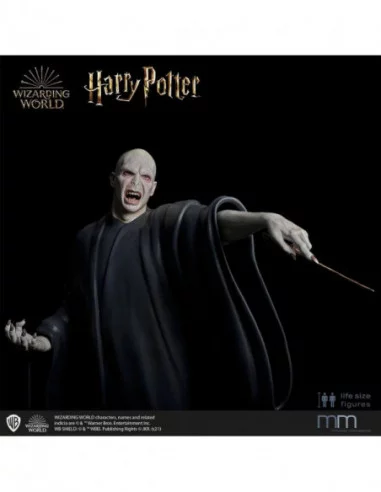 Harry Potter y las reliquias de la Muerte Estatua tamaño real Voldemort 211 cm