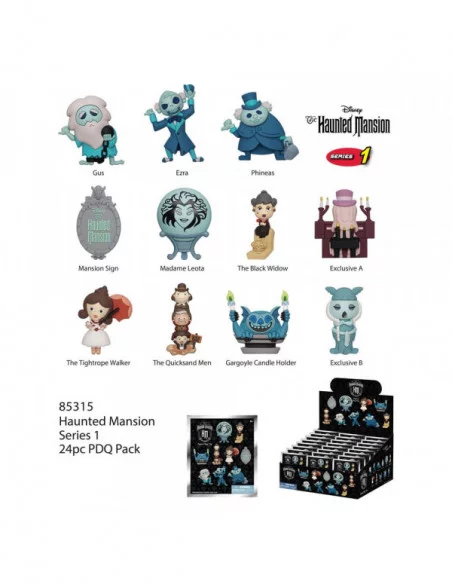Haunted Mansion Colgantes PVC Series 1 Expositor (24)