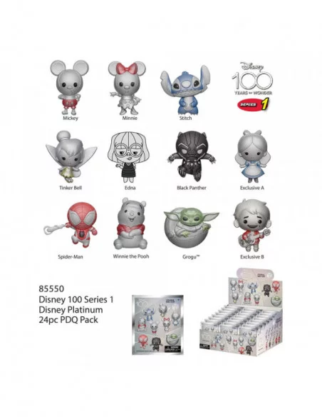 Disney Colgantes PVC 100 Years of Wonder Expositor (24)