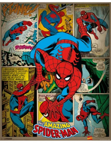 Marvel Comics Set de 4 Pósteres Spider-Man Retro 40 x 50 cm (4)