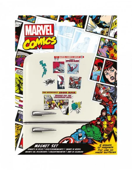 Marvel Comics Set de Imanes Retro Heroes