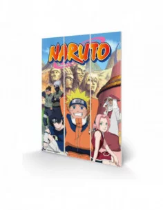 Naruto Póster de madera The Hidden Leaf Village 20 x 30 cm