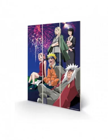 Naruto Póster de madera A Time For Celebration 20 x 30 cm