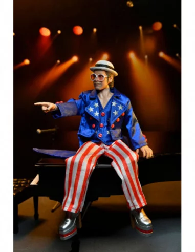 Elton John Figura Clothed Live in '76 Deluxe Set 20 cm