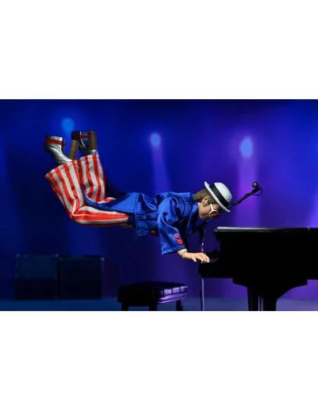 Elton John Figura Clothed Live in '76 Deluxe Set 20 cm