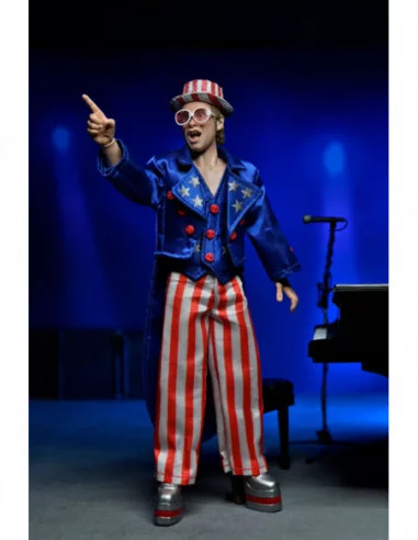 Elton John Figura Clothed Live in '76 Deluxe Set 20 cm