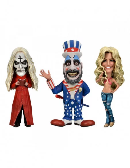 La casa de los 1000 cadáveres Pack de 3 Figuras Little Big Head 15 cm