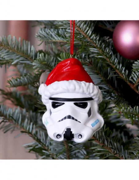 Original Stormtrooper Decoración Árbol de Navidad Santa Hat 8 cm