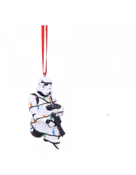 Original Stormtrooper Decoración Árbol de Navidad Stormtrooper In Fairy Lights 9 cm