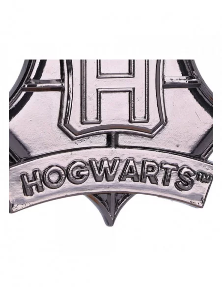 Harry Potter Decoración Árbol de Navidad Hogwarts Crest (Silver) 6 cm