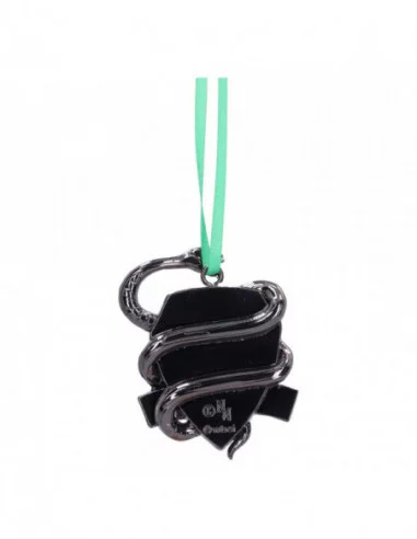 Harry Potter Decoración Árbol de Navidad Slytherin Crest (Silver) 6 cm