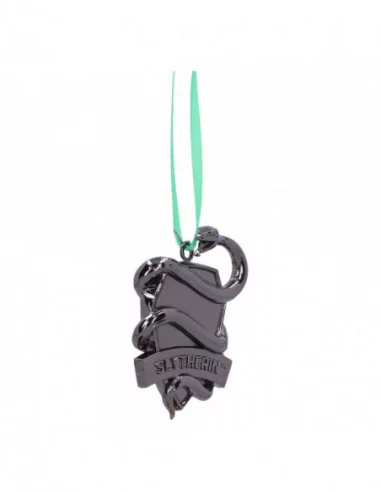 Harry Potter Decoración Árbol de Navidad Slytherin Crest (Silver) 6 cm